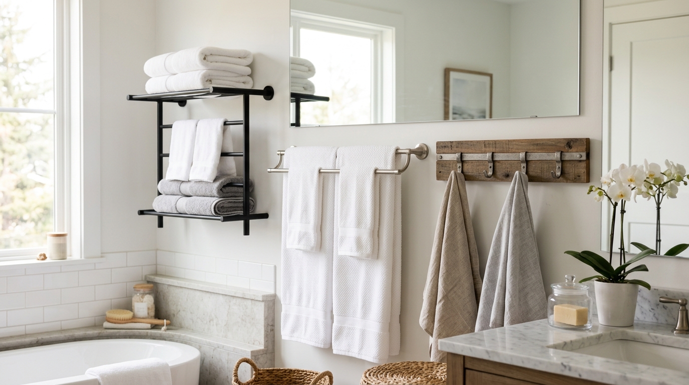 Top Bathroom Towel Racks & Bars for Every Style